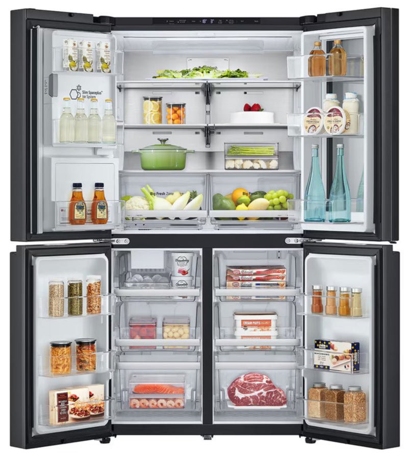 LG 733L French Door Fridge With UVnano in Black GC-X31FFCRL-5