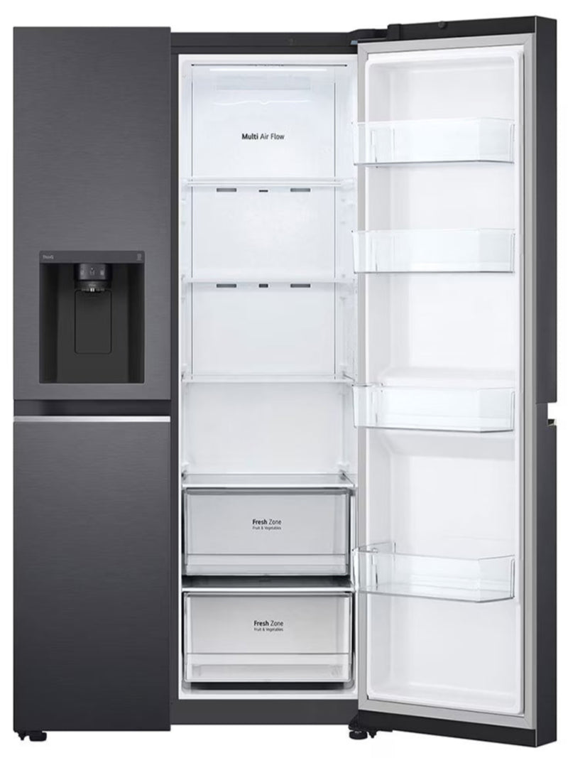 LG 611L Side by Side Fridge Black GC-L257SQSL-10