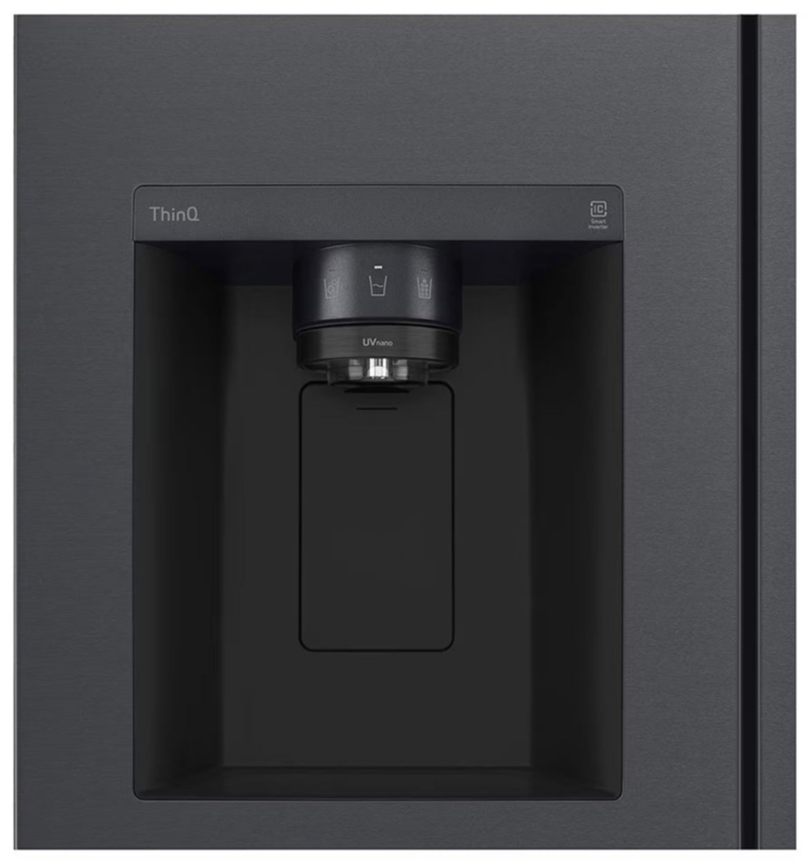 LG 611L Side by Side Fridge Black GC-L257SQSL