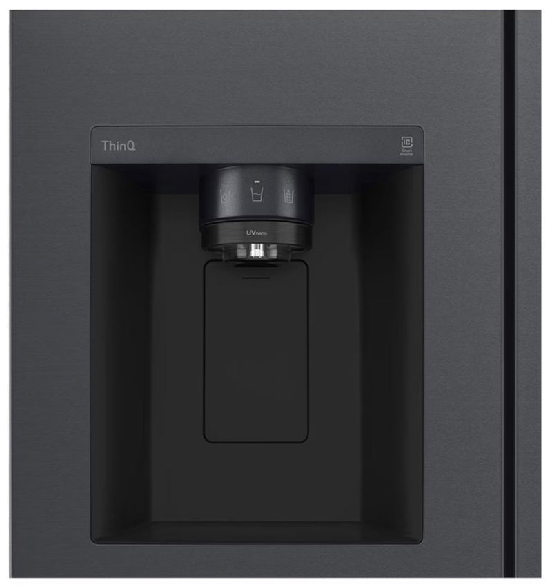 LG 611L Side by Side Fridge Black GC-L257SQSL-11