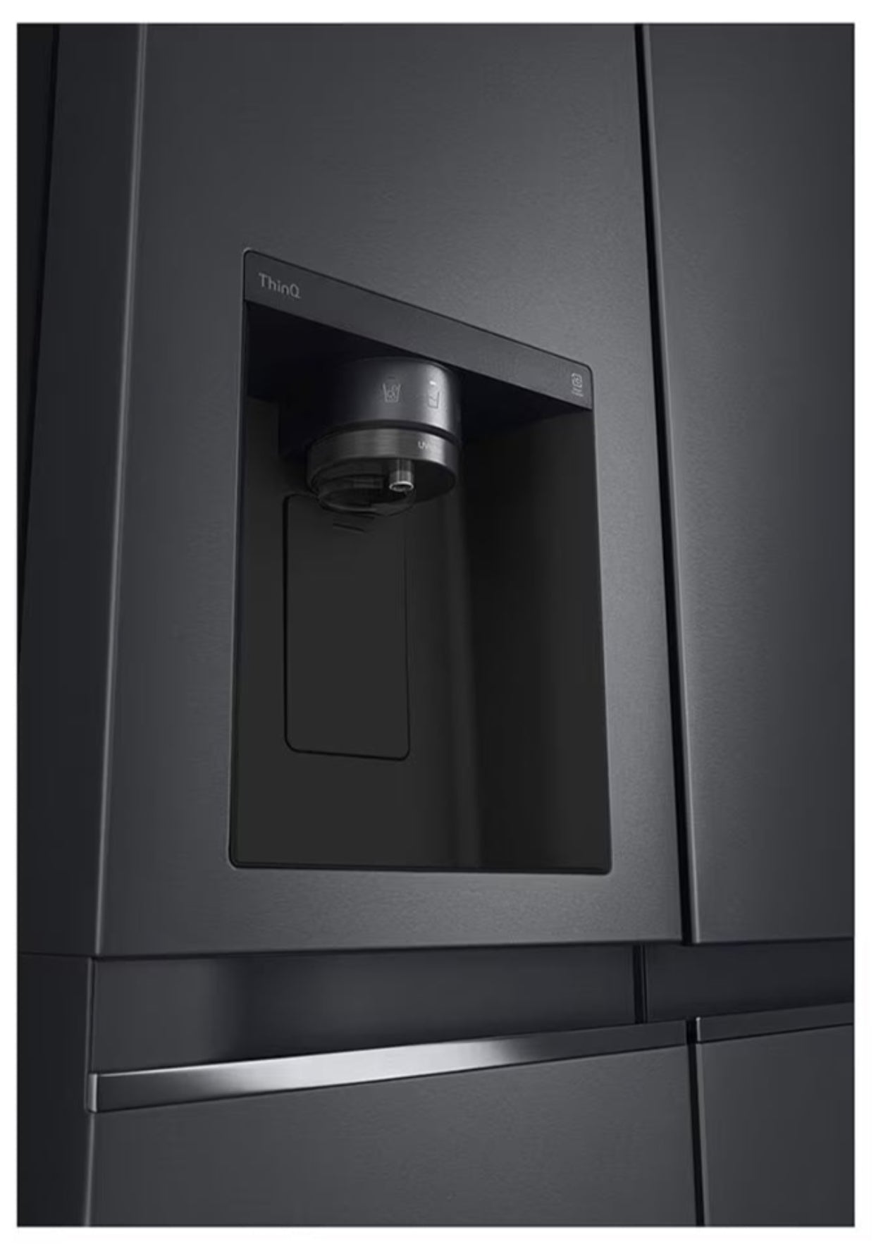 LG 611L Side by Side Fridge Black GC-L257SQSL