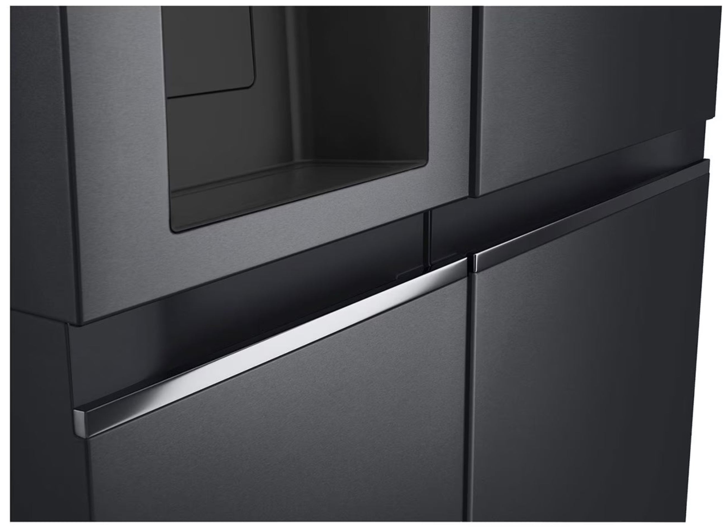 LG 611L Side by Side Fridge Black GC-L257SQSL