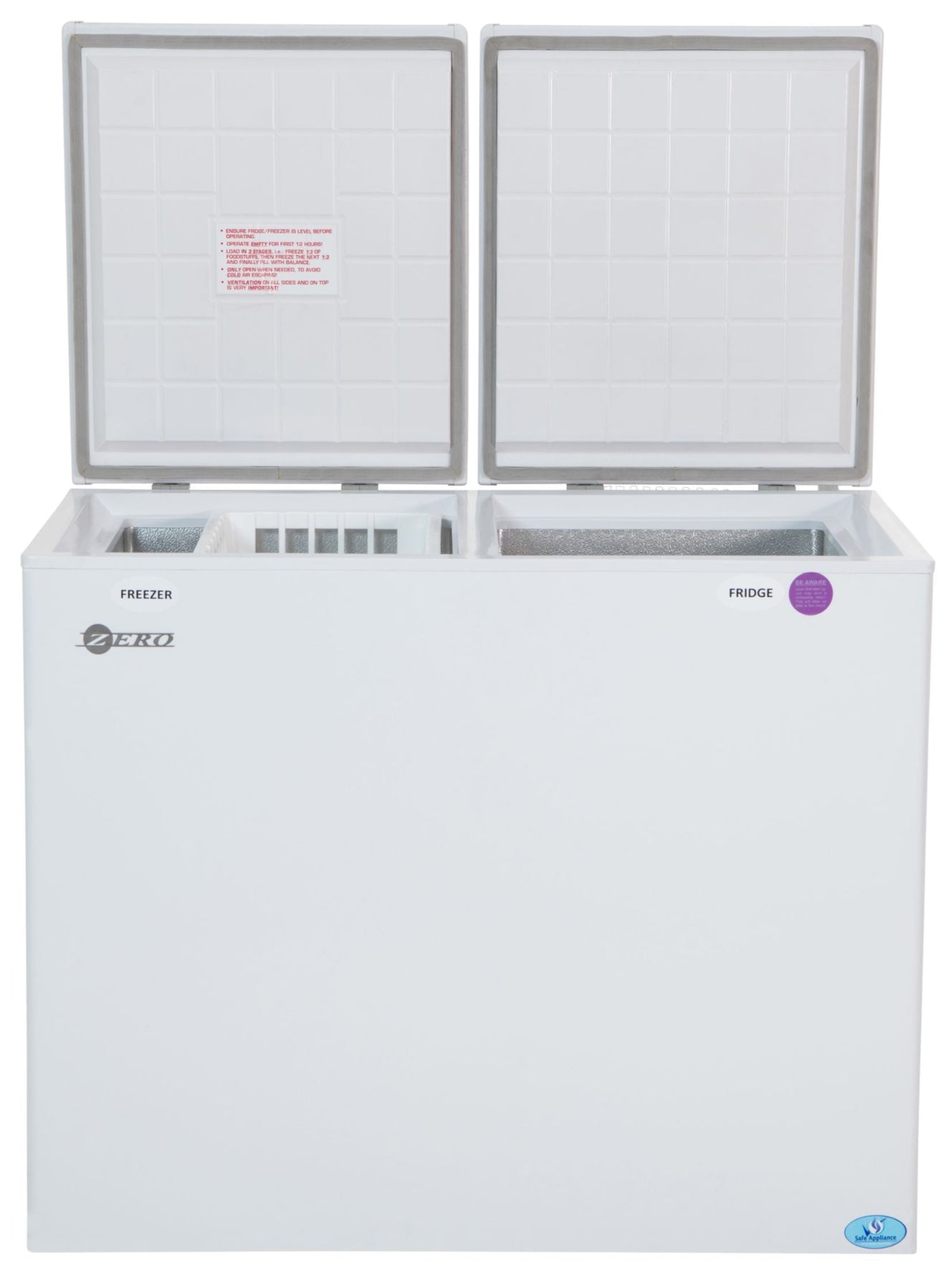 Zero 236L 220v/Gas Chest Fridge Freezer GFR260DB