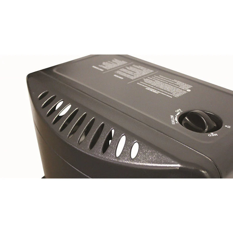 Alva 3 Panel Gas Heater Black GH312-4