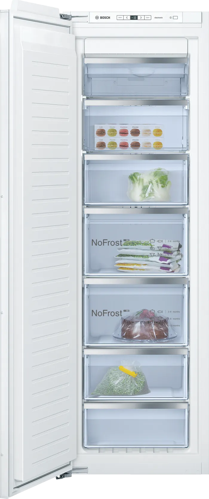 Bosch 211L Upright Freezer Built-In White GIN81AEF0U-1