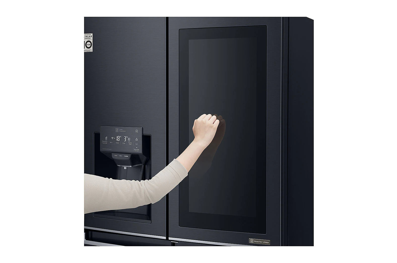 LG 716L Multi Door Fridge Black GRX31FMQRL