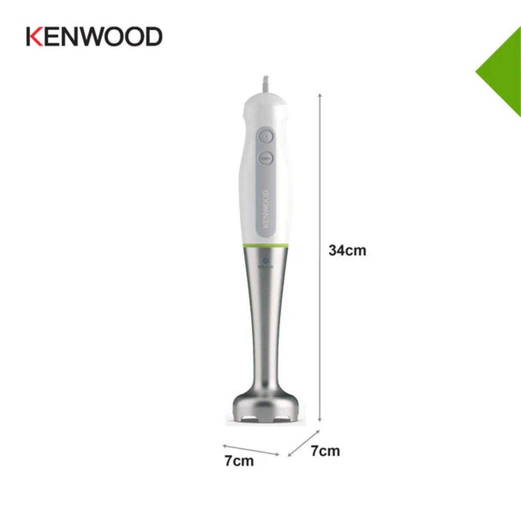 Kenwood Triblade Hand Blender White HDP106WG-3