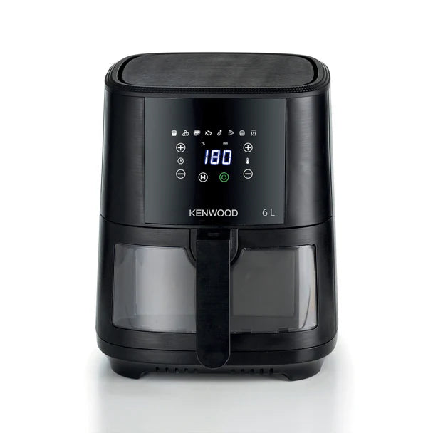 Kenwood 6L Air Fryer with Grill function and window Black HFG60.000BK