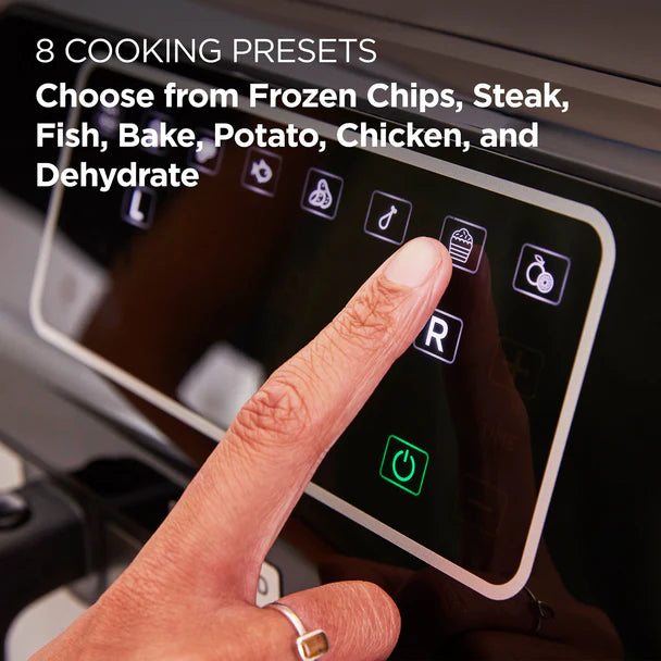 Kenwood Dual Air Fryer Black & Stianless Steel HFM75-9