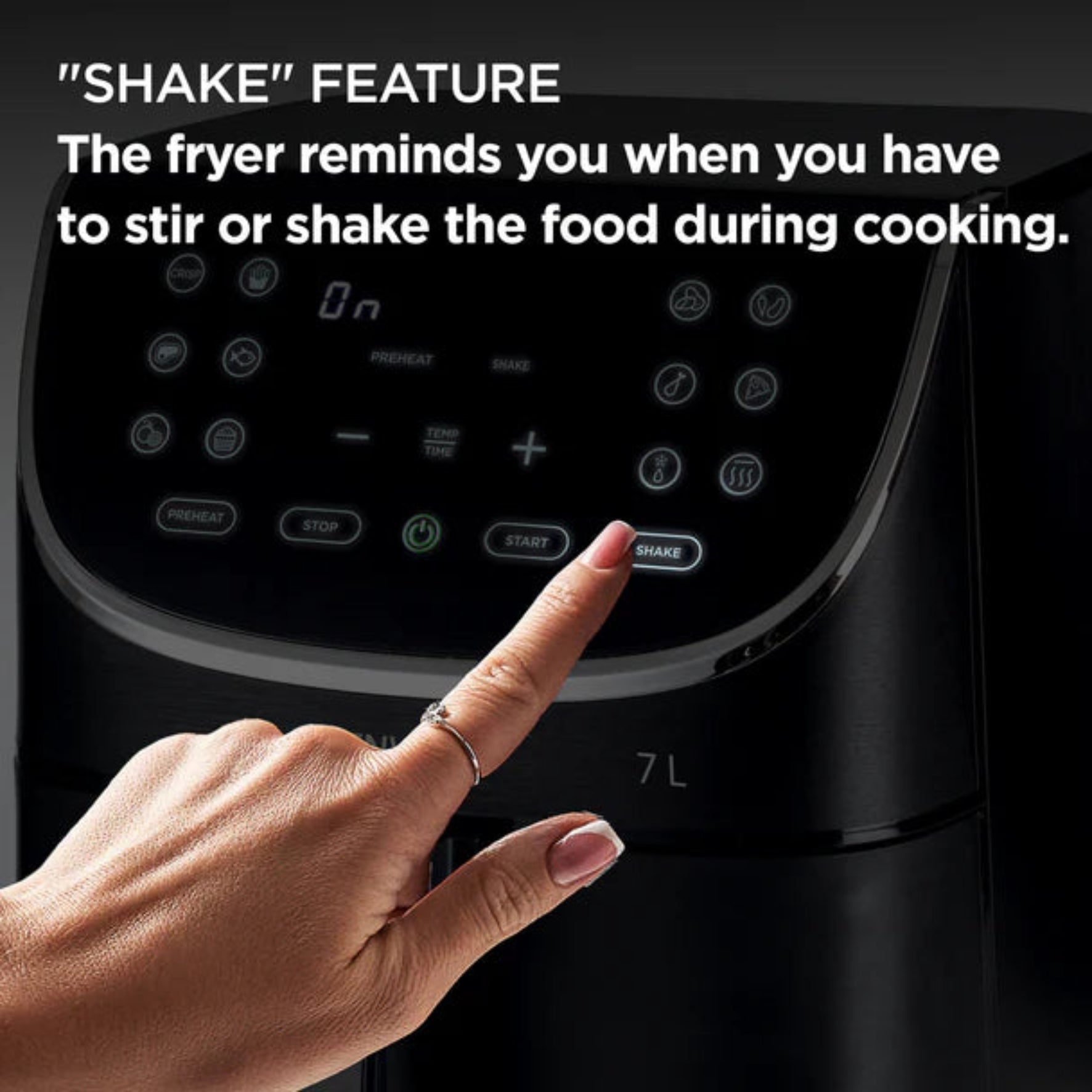 Kenwood 7L Air Fryer Black HFP80.000BK-4