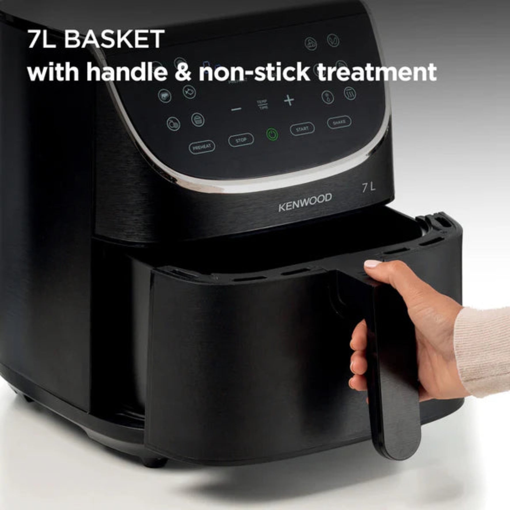 Kenwood 7L Air Fryer Black HFP80.000BK