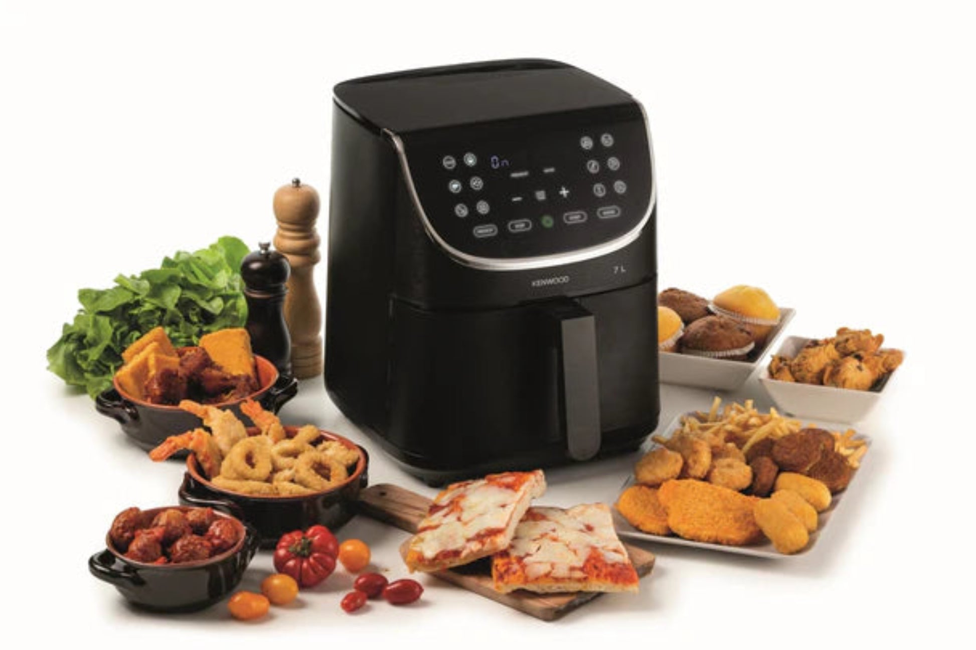 Kenwood 7L Air Fryer Black HFP80.000BK-2
