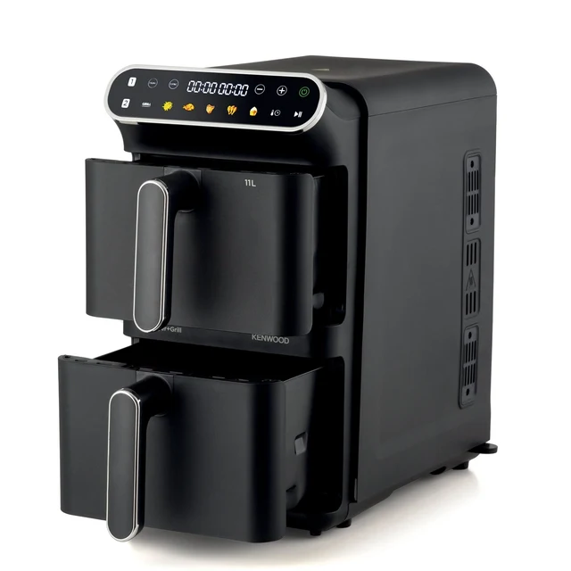 Kenwood Vertical Duo Digital Air Fryer 11L Black HFV11.000BK-3