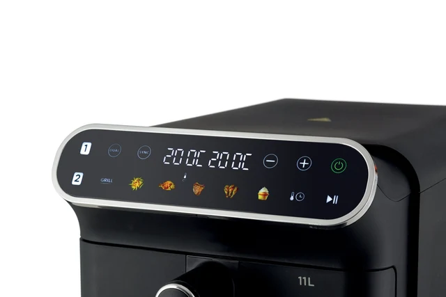 Kenwood Vertical Duo Digital Air Fryer 11L Black HFV11.000BK-4