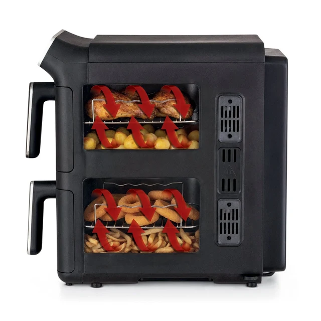 Kenwood Vertical Duo Digital Air Fryer 11L Black HFV11.000BK-6