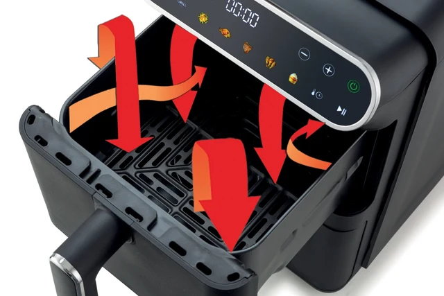 Kenwood Vertical Duo Digital Air Fryer 11L Black HFV11.000BK-7