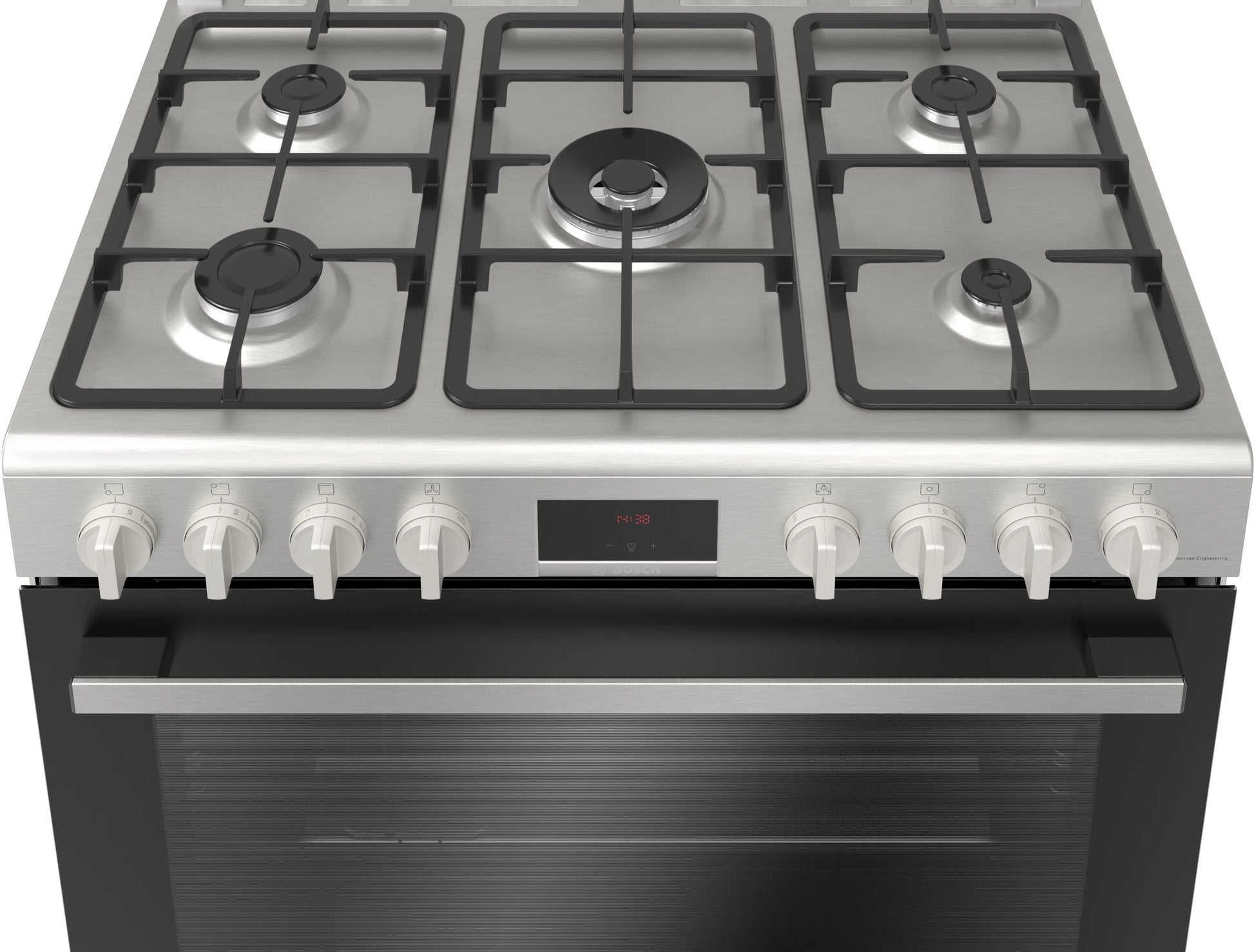Bosch Series 6 Full Gas Stove Stainless Steel HGP3ISY50Z-2