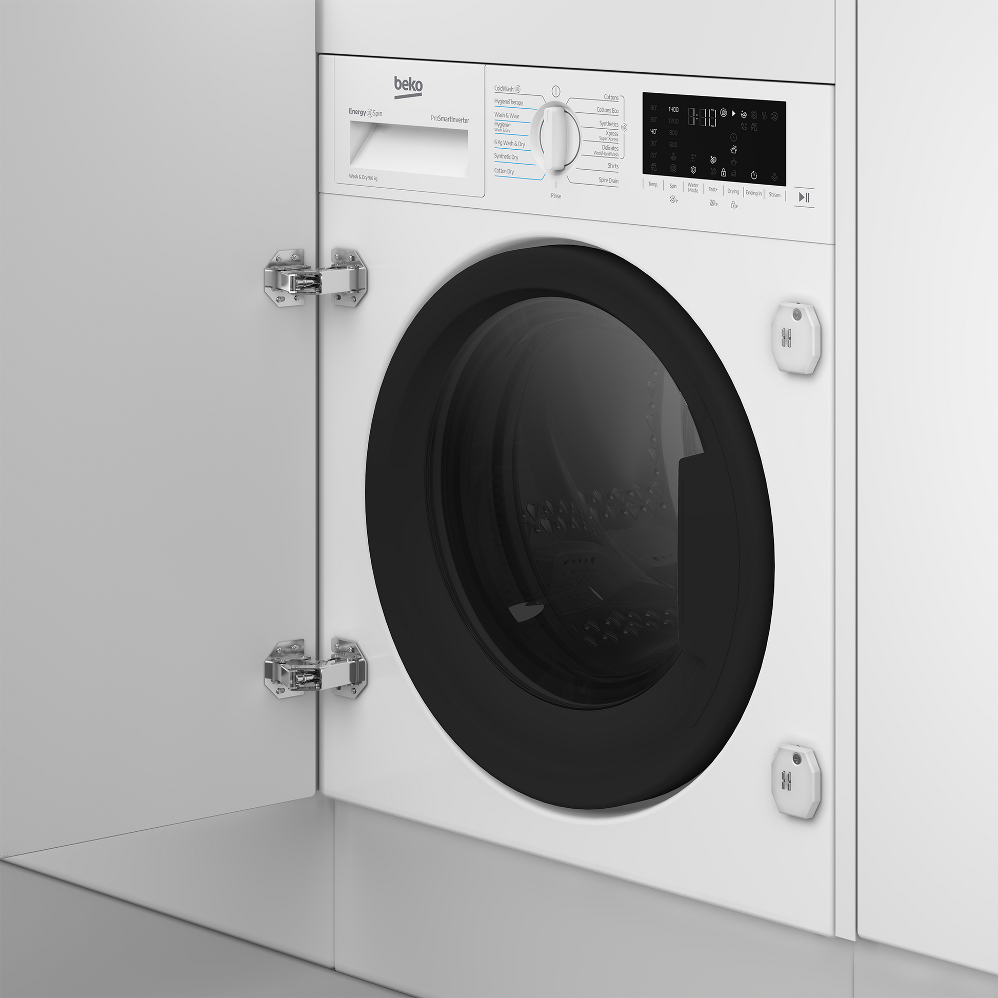Beko Integrated 9/6kg Washer Dryer White HITV8736B0HTN-3