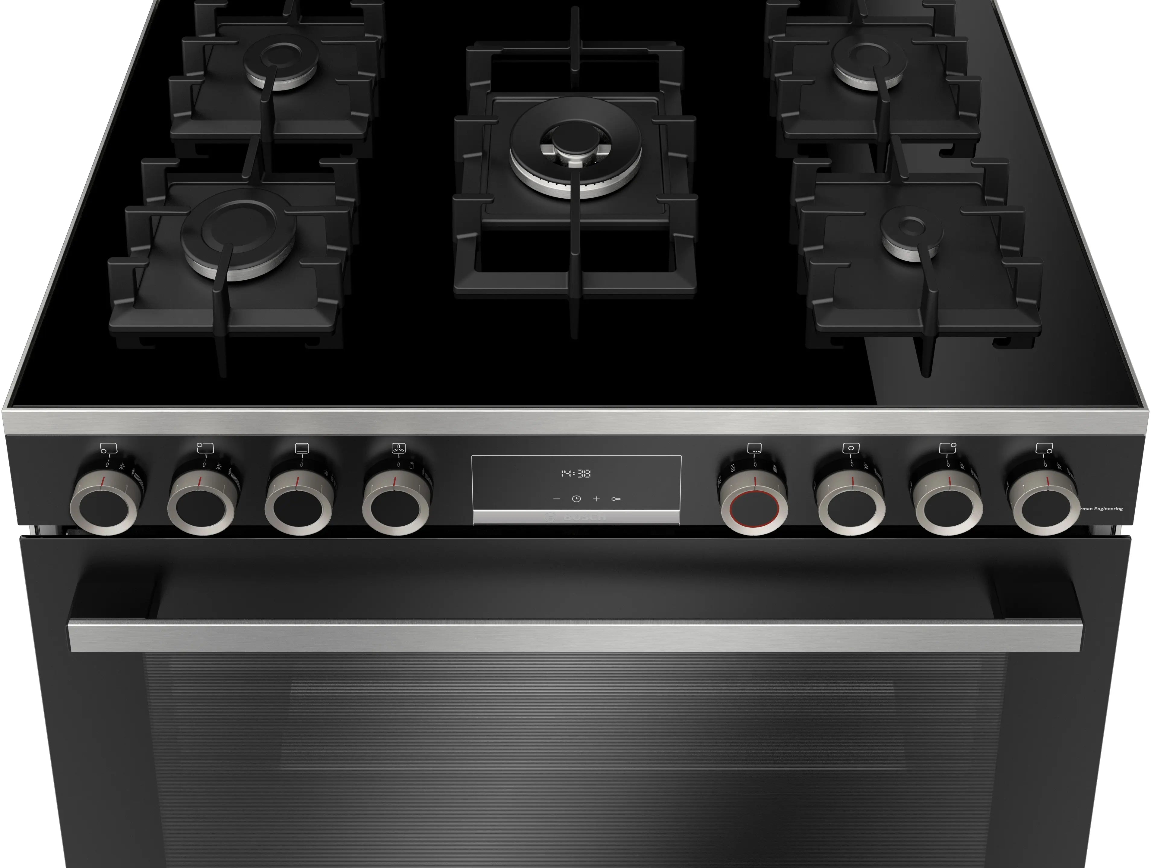 Bosch Series 8 Full Gas Stove Black HJYGGXV60Z