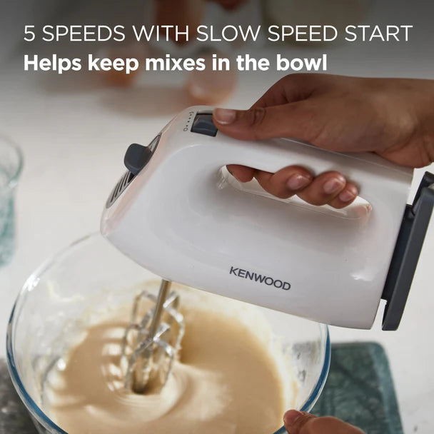 Kenwood QuickMix Lite Hand Mixer White HMP10.000WH-8