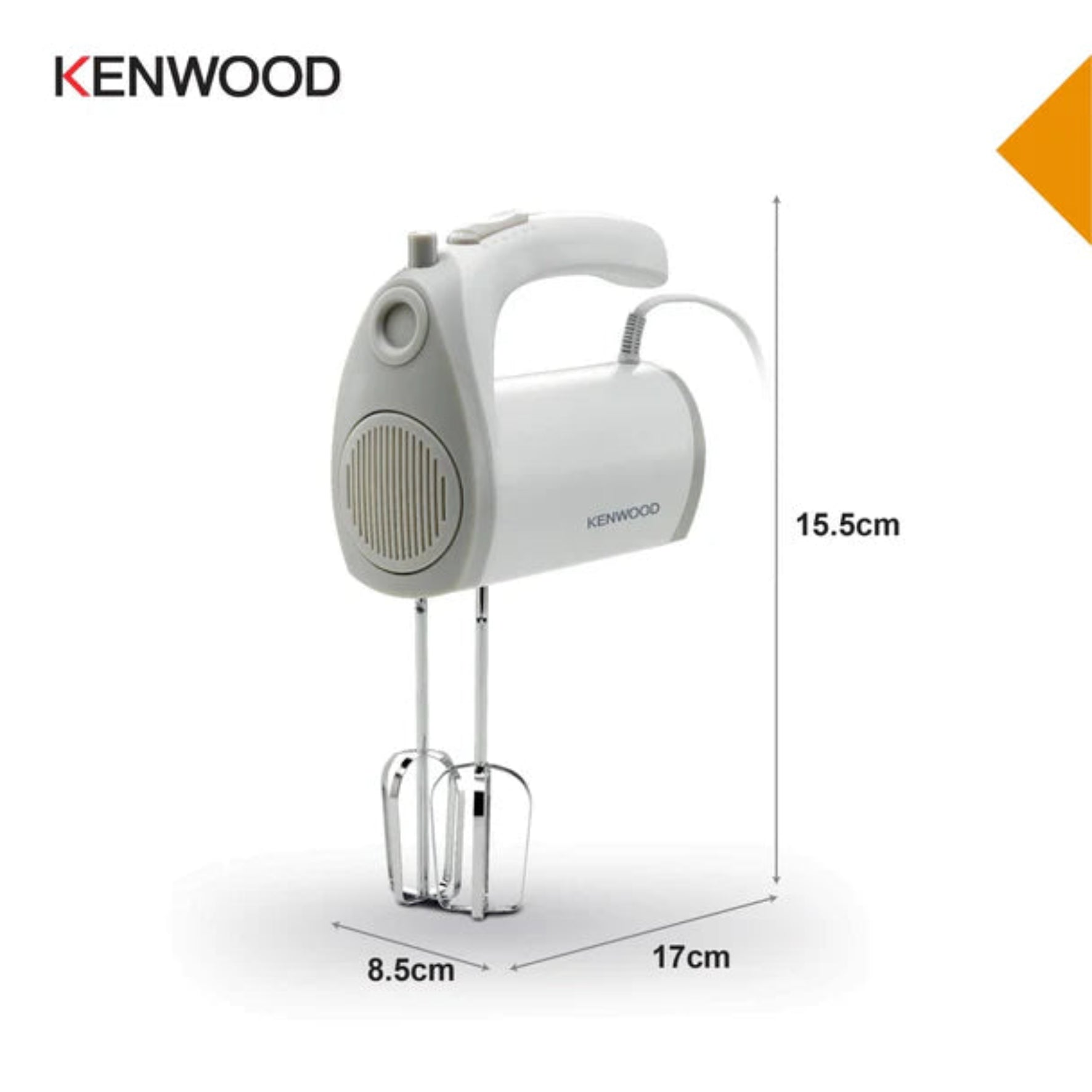 Kenwood Hand Mixer White HMP20-4