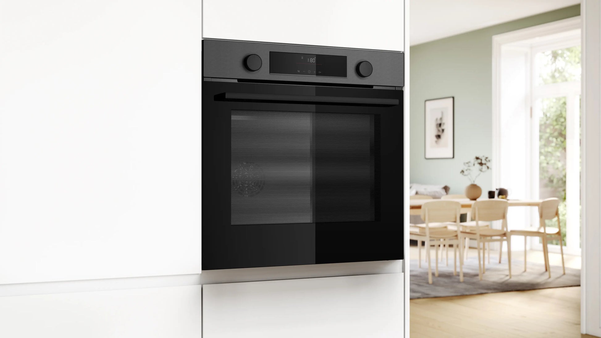 Bosch Series 4 Built-in Steam Oven Black Stainless Steel HUA736EG0Z-3