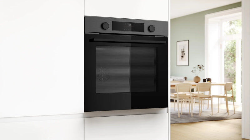 Bosch Series 4 Built-in Steam Oven Black Stainless Steel HUA736EG0Z-3