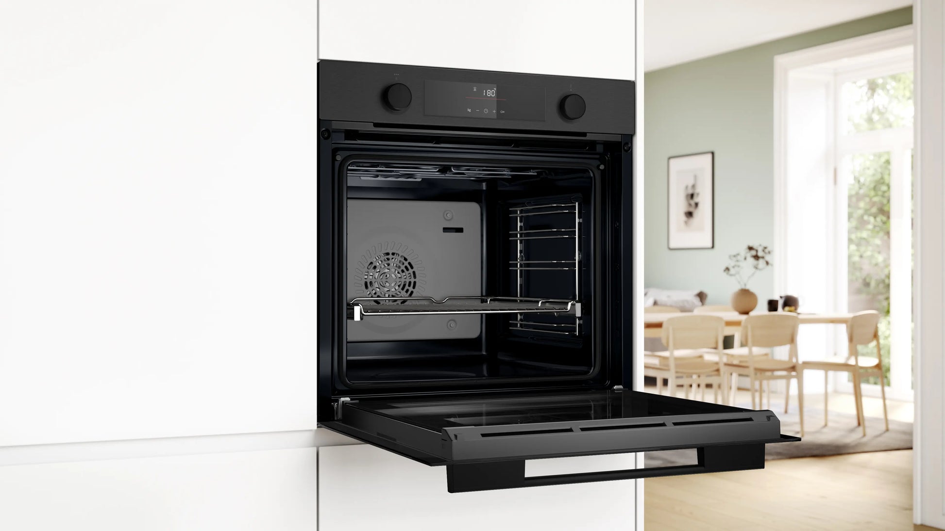 Bosch Series 4 Built-in Steam Oven Black Stainless Steel HUA736EG0Z-4