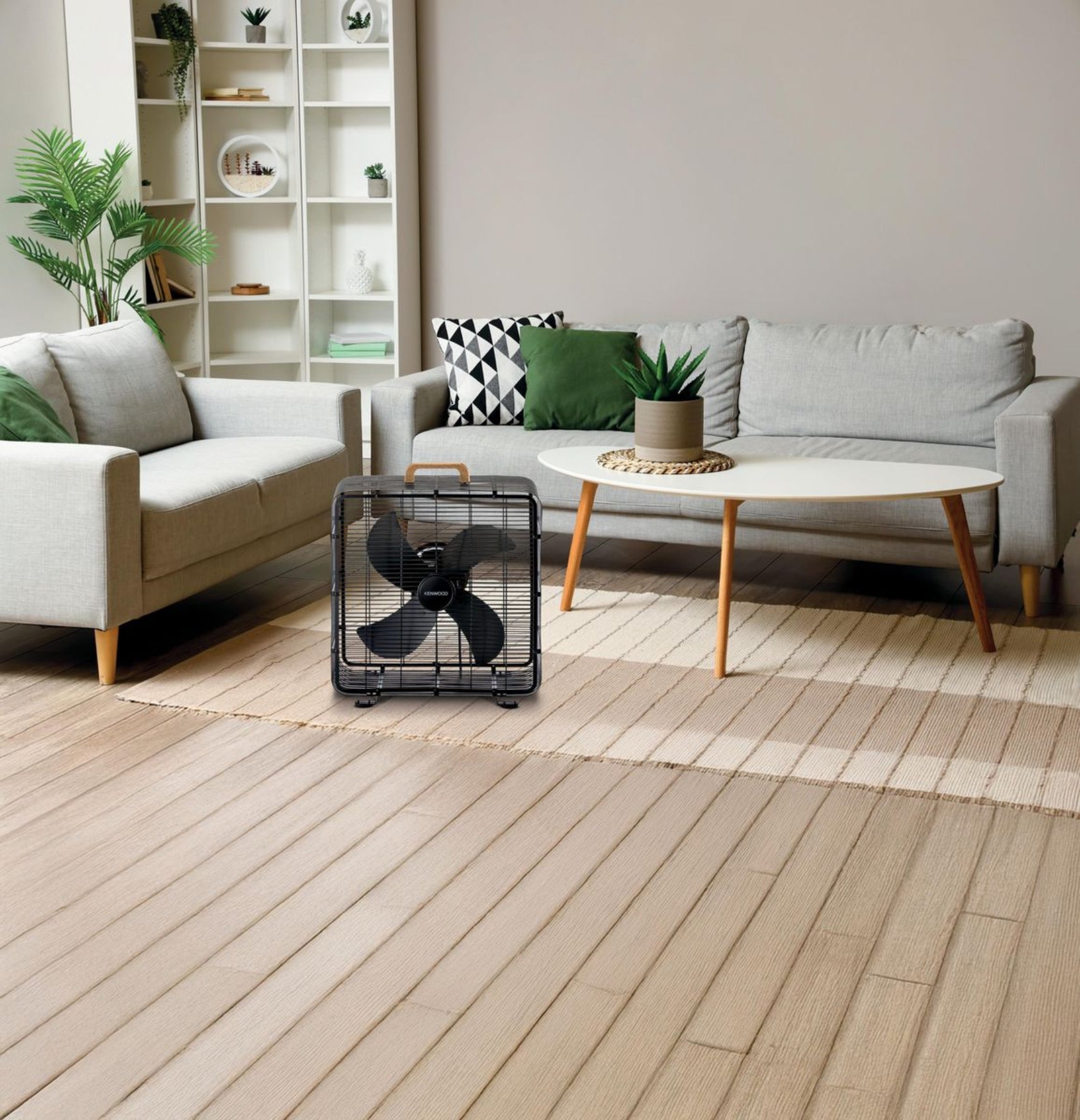 Kenwood Retro High Velocity Floor Fan 40cm - IFP65.000BK