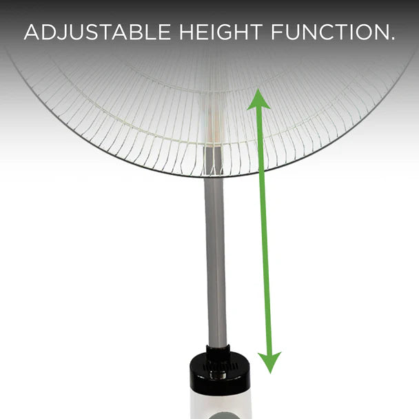 Kenwood 45cm Rechargeable Stand Fan White IFP95.000WH-6