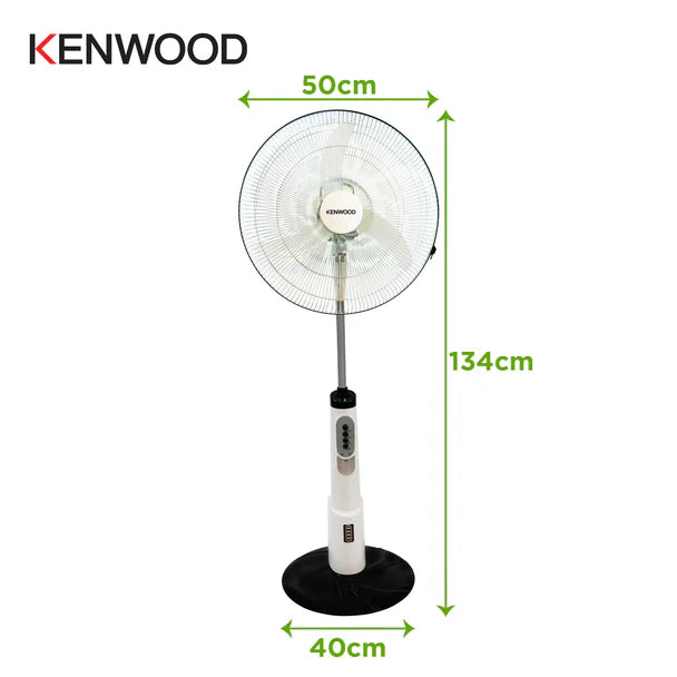 Kenwood 45cm Rechargeable Stand Fan White IFP95.000WH-2