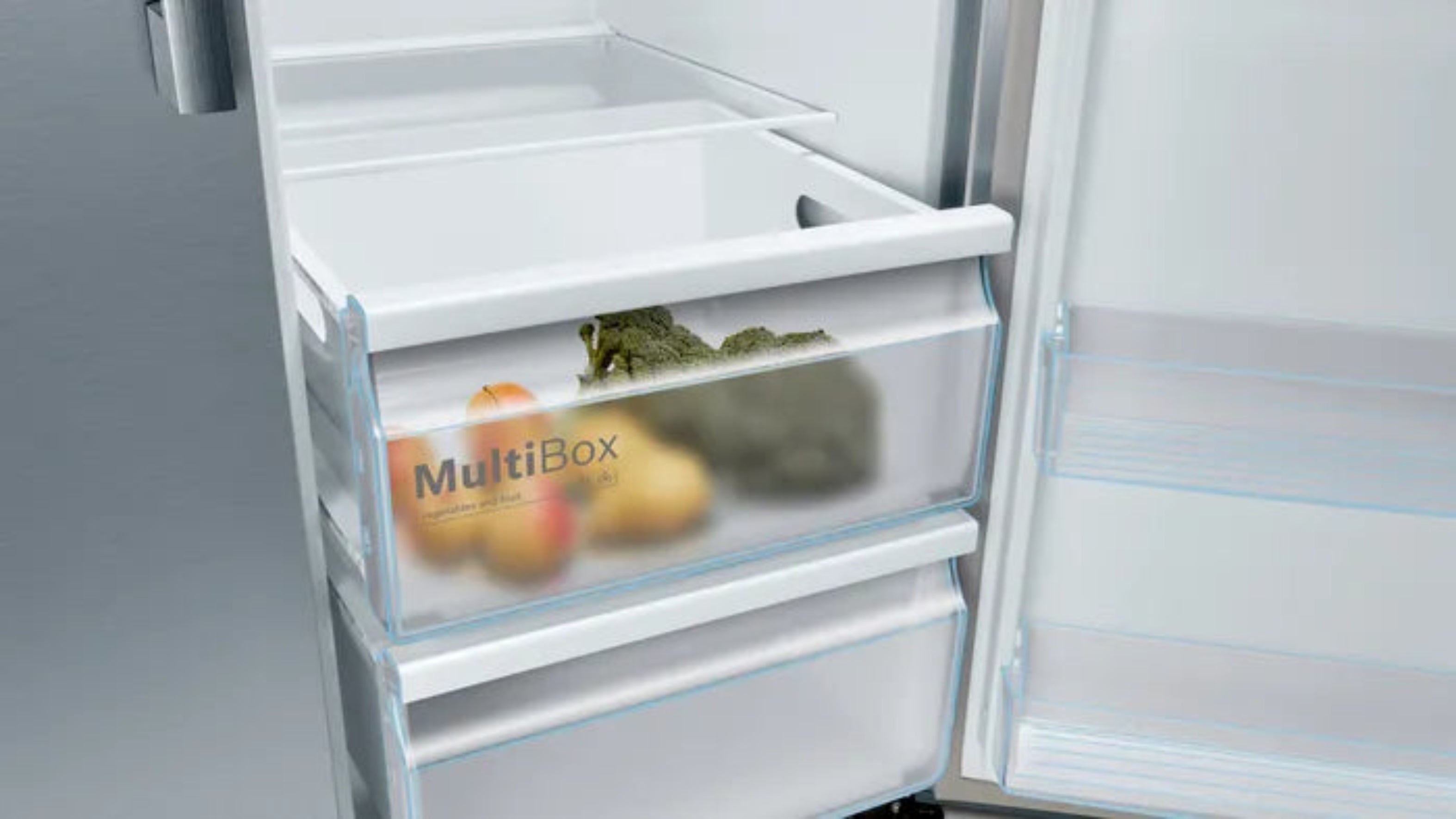 Bosch 560L Side By Side Fridge Stainless Steel KAN93VL30N