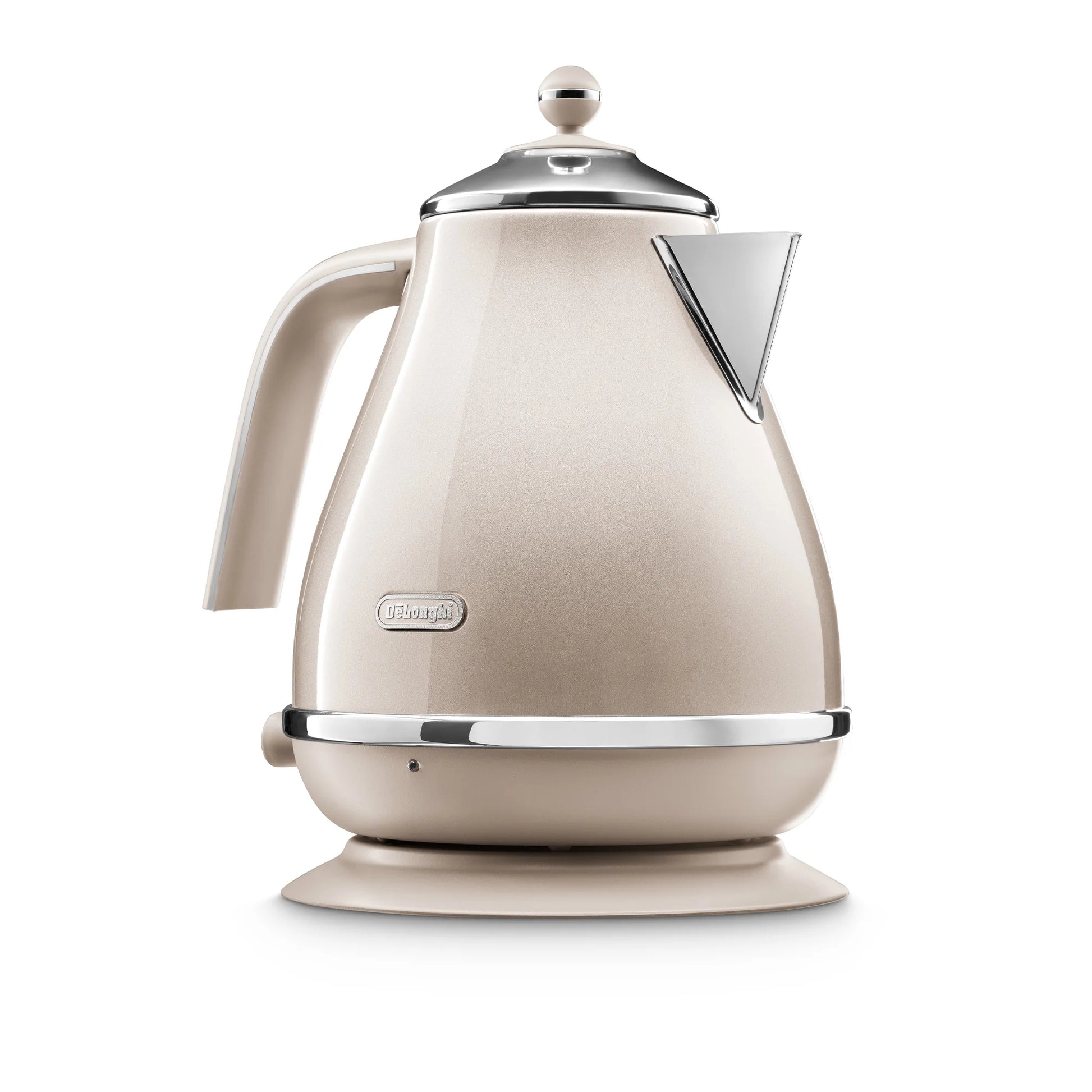 DeLonghi 1.7L Icona Metallics Kettle Beige KBOT3001.BG-1