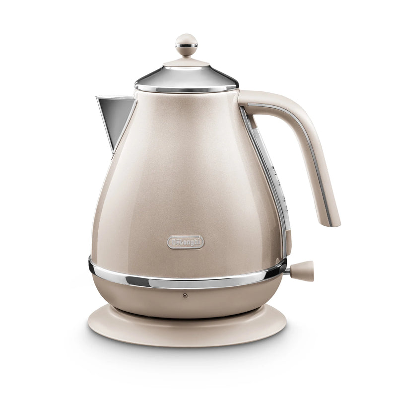 DeLonghi 1.7L Icona Metallics Kettle Beige KBOT3001.BG-2