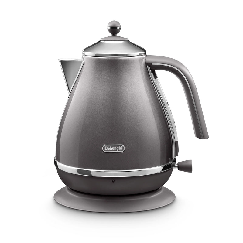DeLonghi 1.7L Icona Metallics Kettle Grey KBOT3001.GY-1