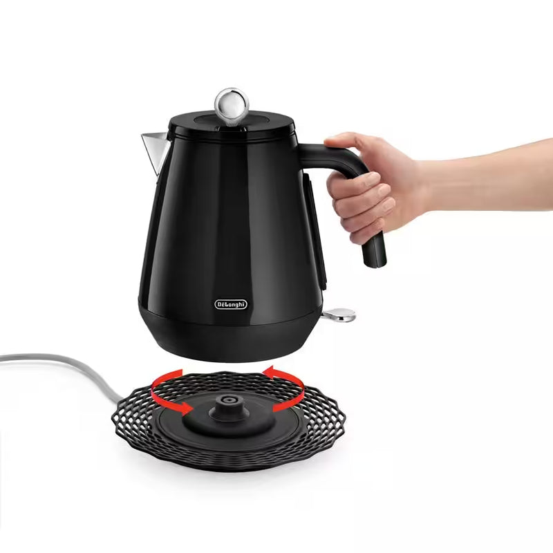 DeLonghi 1.7L Eclettica Kettle Bold Black KBY2001.BK-4