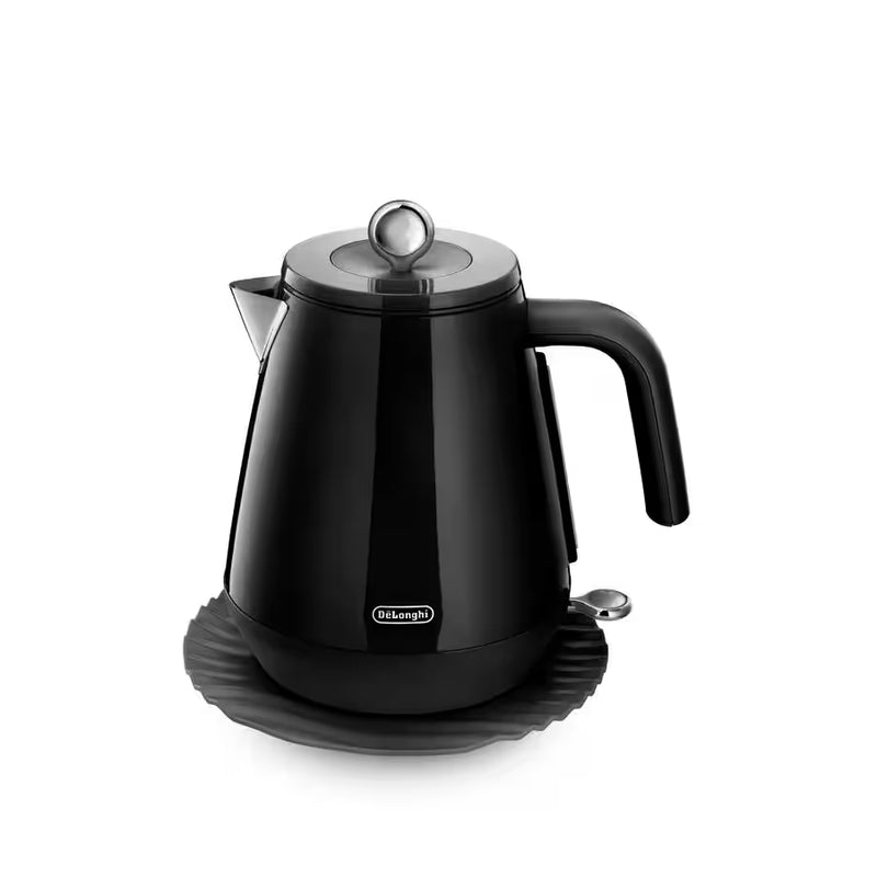 DeLonghi 1.7L Eclettica Kettle Bold Black KBY2001.BK-1