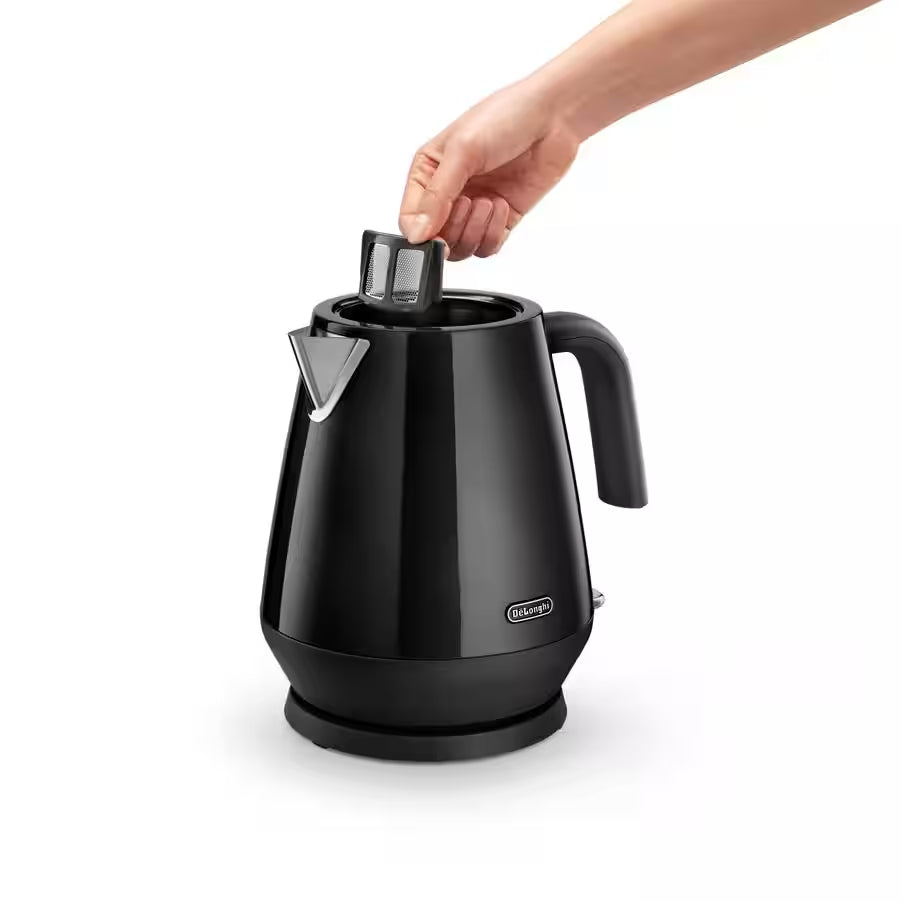 DeLonghi 1.7L Eclettica Kettle Bold Black KBY2001.BK-3