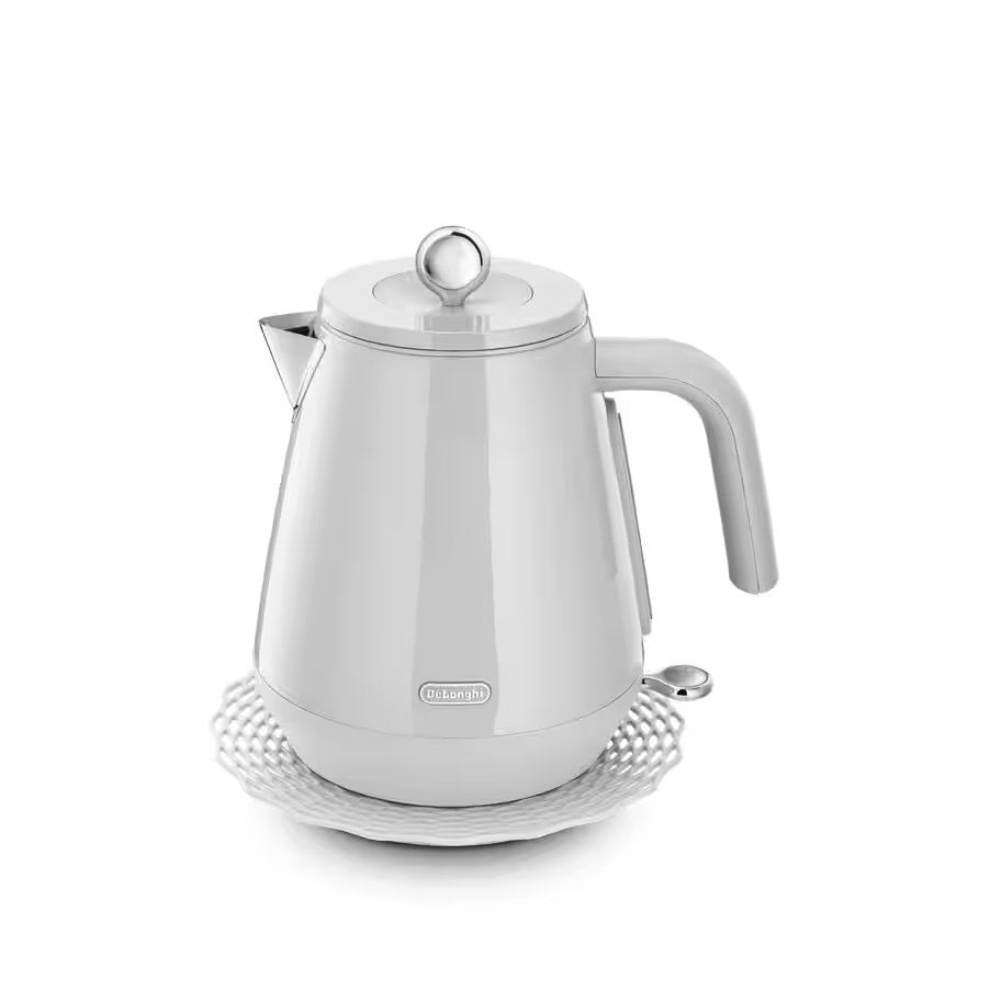 DeLonghi 1.7L Eclettica Kettle Whimsical White KBY2001.W-1