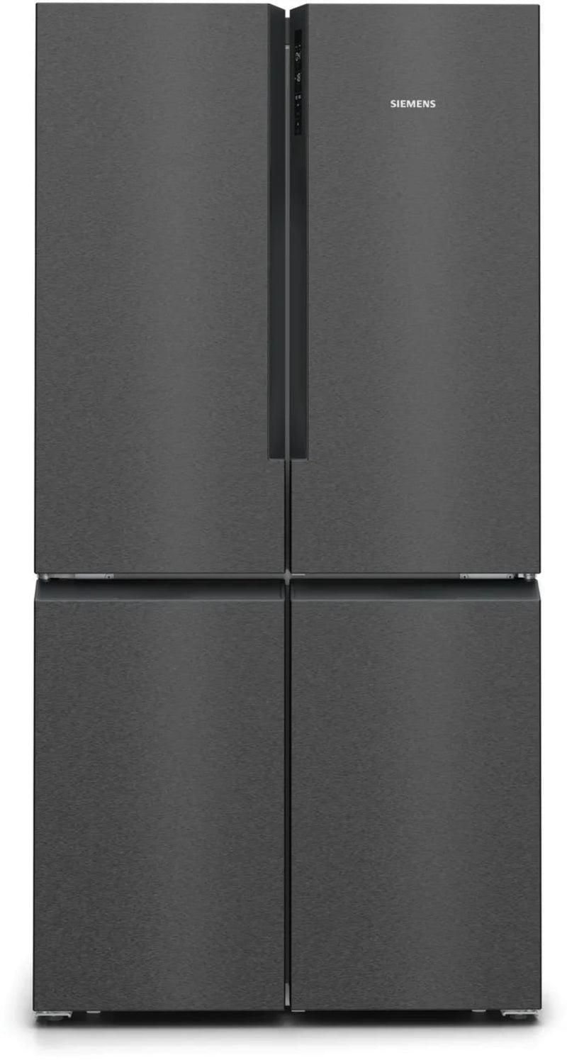Siemens 605L IQ300 French Door Fridge Brushed Black Steel KF96NAXEA-1