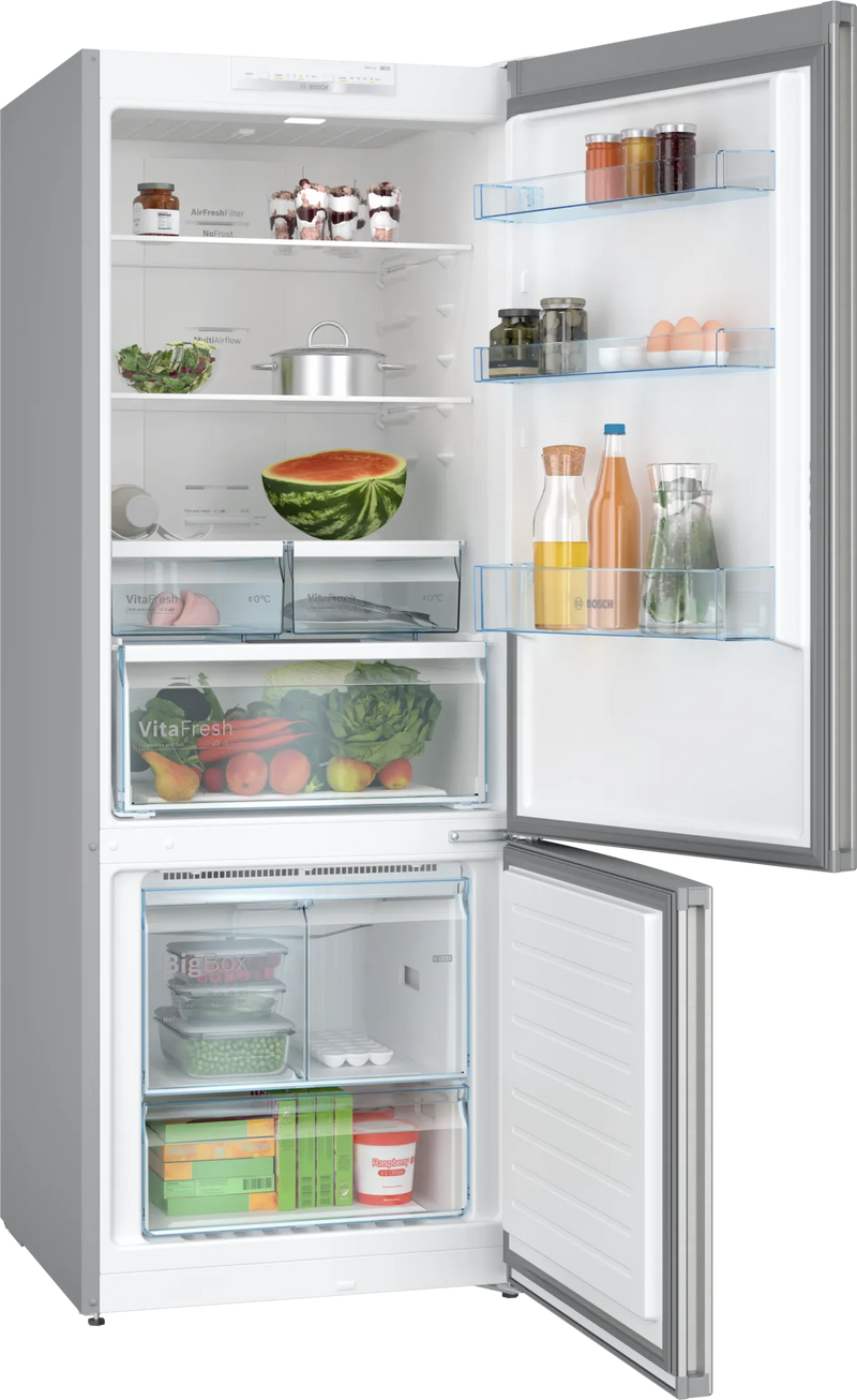 Bosch 480L Series 4 Fridge/Freezer Stainless Steel KGN55VI20Z-2