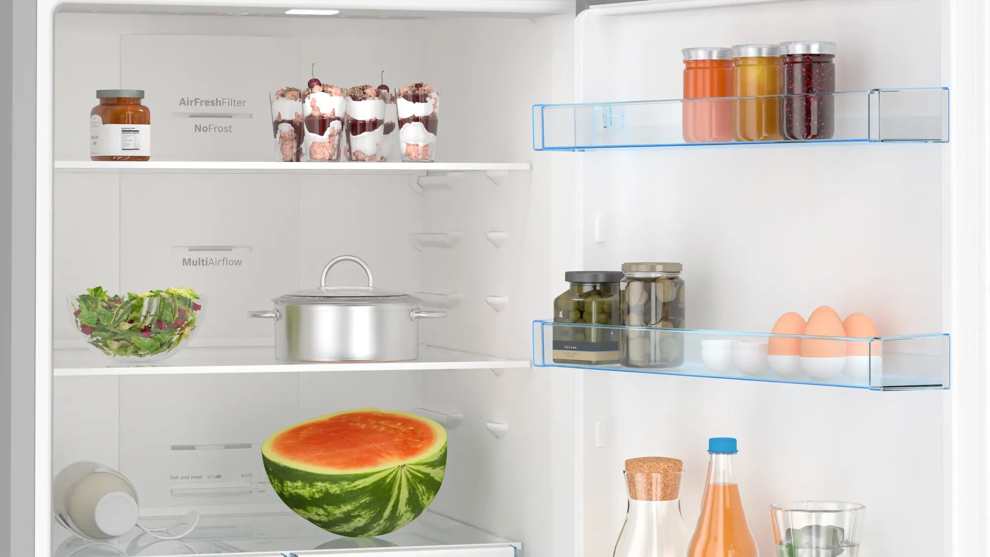 Bosch 480L Series 4 Fridge/Freezer Stainless Steel KGN55VI20Z