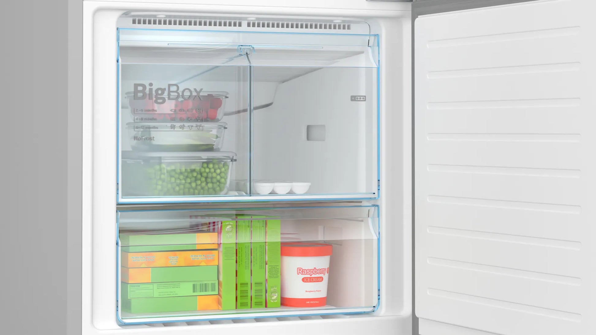 Bosch 480L Series 4 Fridge/Freezer Stainless Steel KGN55VI20Z-6