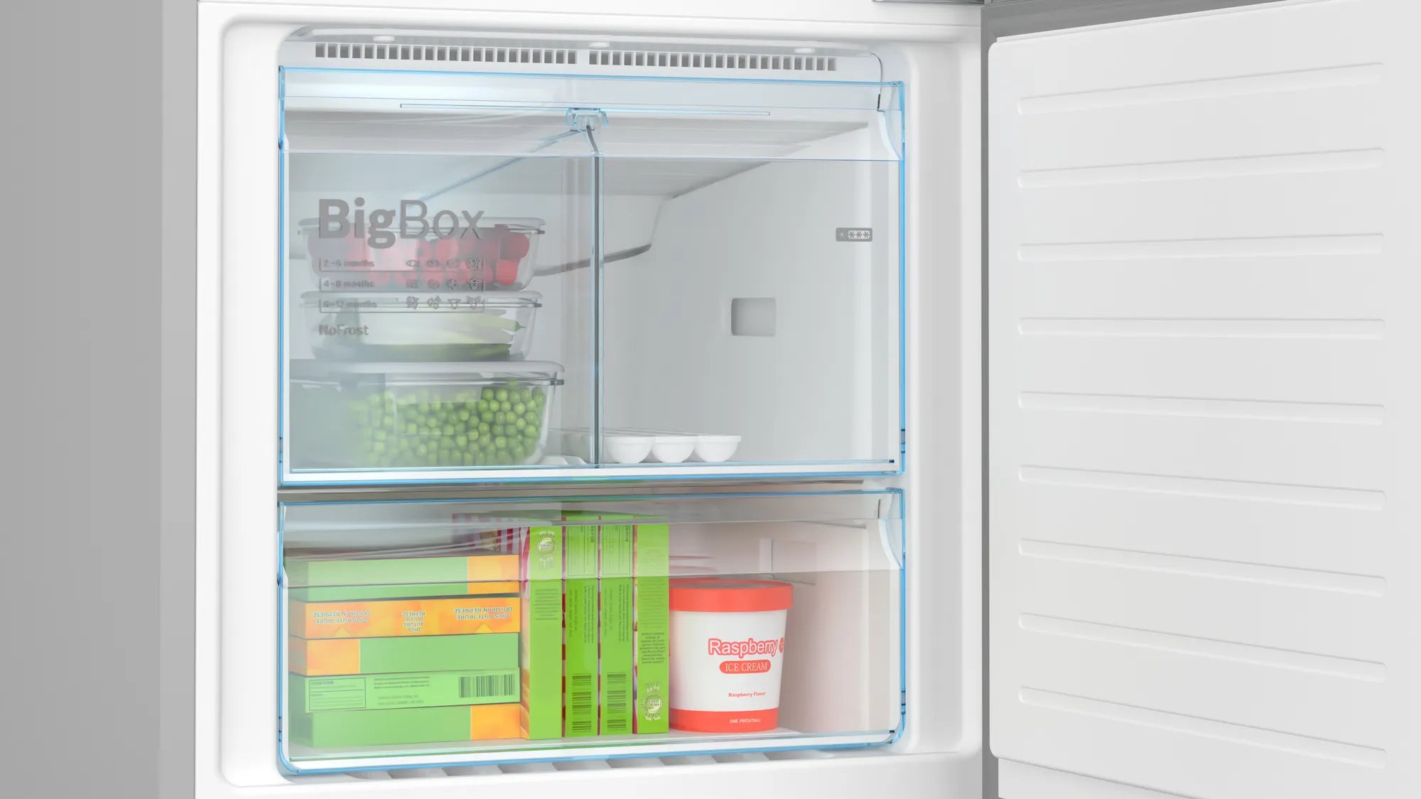 Bosch 480L Series 4 Fridge/Freezer Stainless Steel KGN55VI20Z