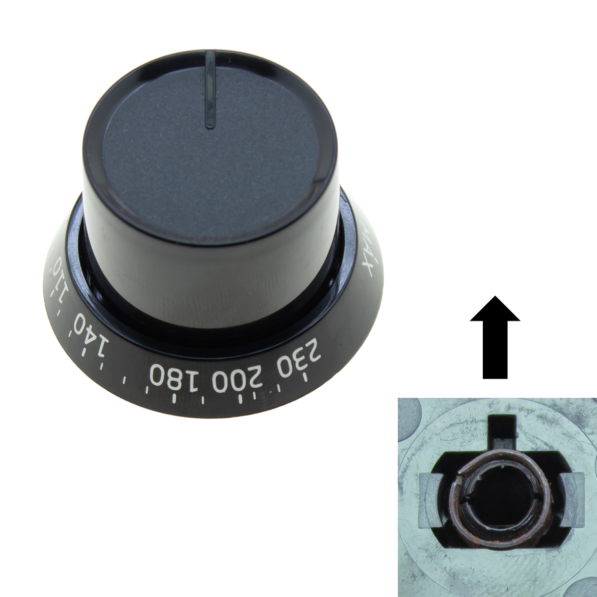 Defy Gas/Electric Stove Thermostat Knob-1