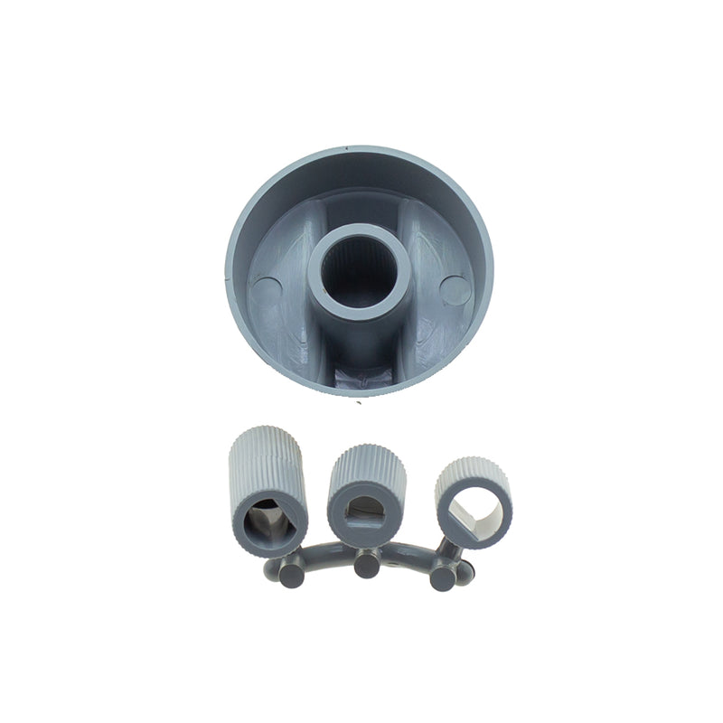 Universal Stove Silver Knob Kit-2