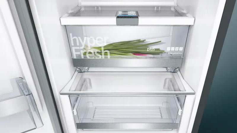 Siemens 346L Upright Fridge Black Steel KS36VAXEP-4