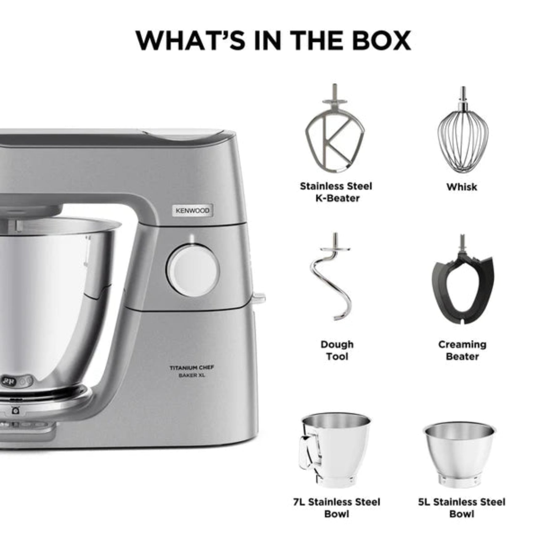 Kenwood Titanium Chef Baker Silver KVL85.004SI