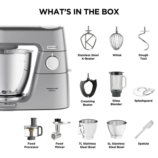 Kenwood Titanium Chef Baker XL Silver KVL85.594SI-3