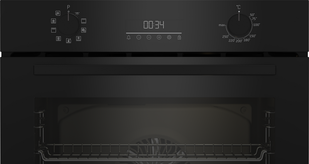 Beko Built in Oven Deep Black 60cm Aero Perfect with AirFry MACK1112BL1-5